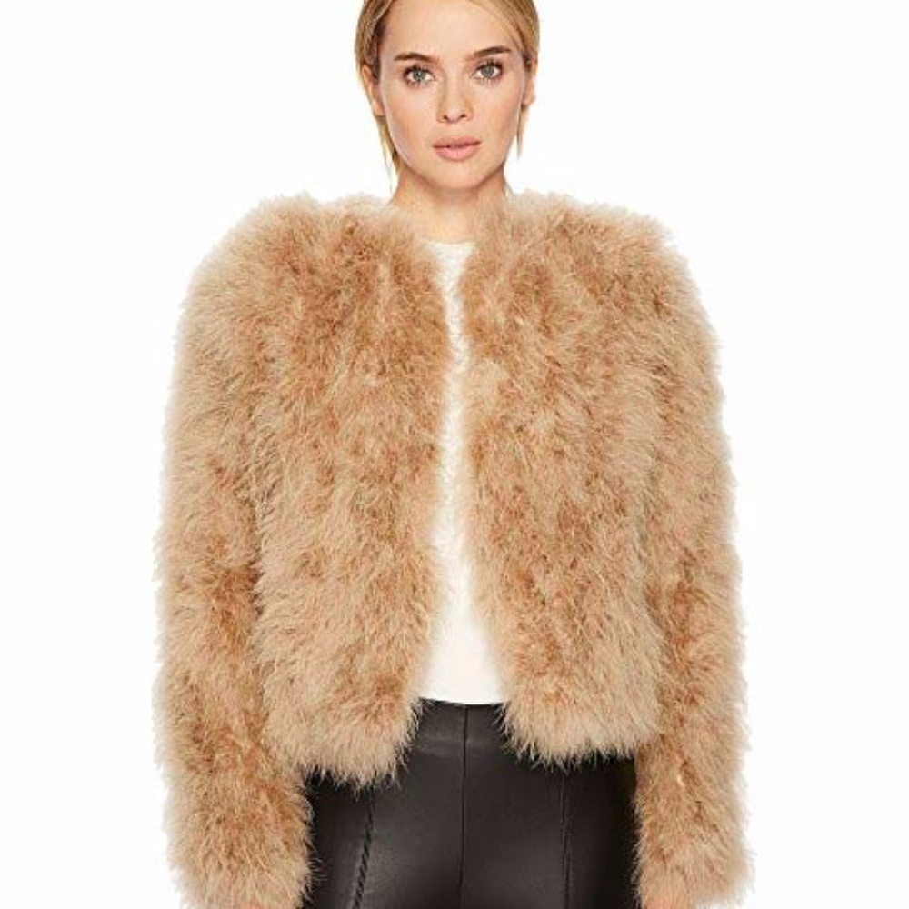 Gold Ostrich Jacket